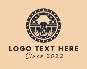 Fermentation - Craft Beer Pub logo design