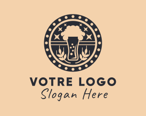 Craft Beer Pub Logo