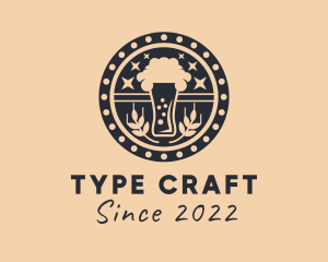 Craft Beer Pub logo design