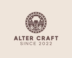 Craft Beer Pub logo design