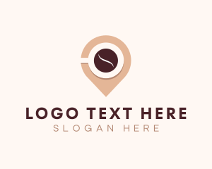 Marker - Cafe Location Pin logo design