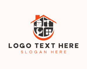 Interior Design - Home Builder Carpenter logo design