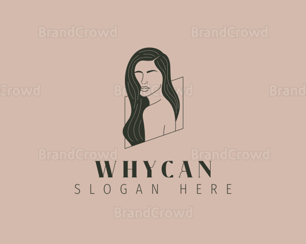 Beauty Woman Model Logo