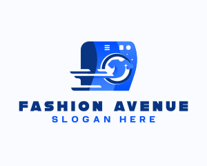 Garments - Laundromat Wash Clean logo design