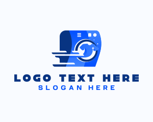 Appliance - Laundromat Wash Clean logo design