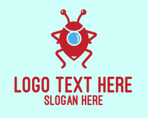 Geolocator - Bug Locator logo design