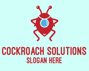 Cockroach - Bug Locator logo design