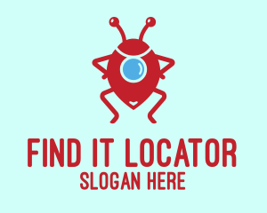 Locator - Bug Locator logo design