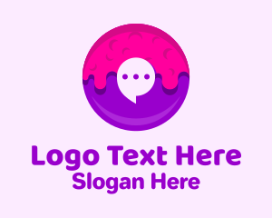 Chat Jelly Donut Logo