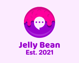 Jelly - Chat Jelly Donut logo design