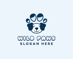 Paw Dog Puppy logo design