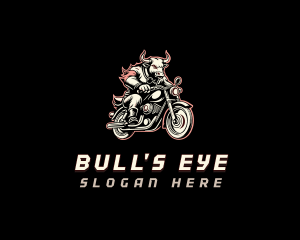 Bull Rider Motorcycle logo design