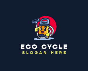 Recycling - Vacuum Cleaning Sanitation logo design