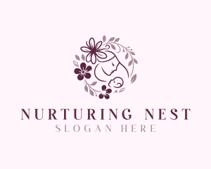 Maternal - Infant Maternity Family Planning logo design