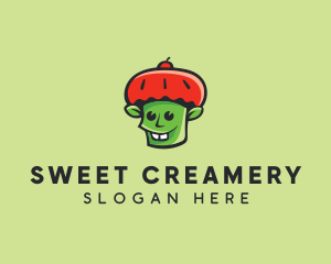 Goblin Cupcake Bake logo design