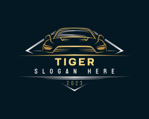 Dealership - Racing Automobile Garage logo design