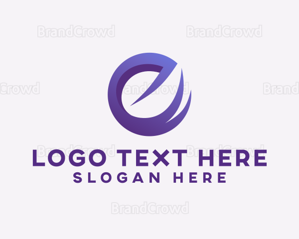 Gradient Fashion Swirl Logo