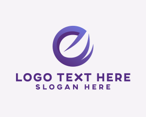 Lettermark - Gradient Fashion Swirl logo design