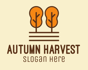 Autumn Tree Park  logo design