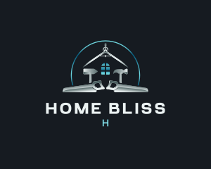 Home Construction Maintenance logo design