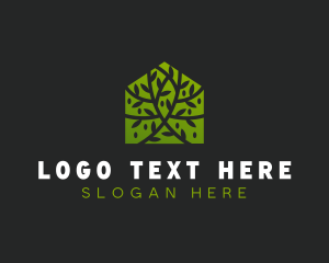 Home - Green Home Vines logo design