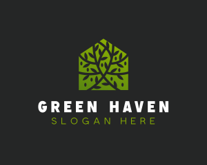 Green House Vines logo design