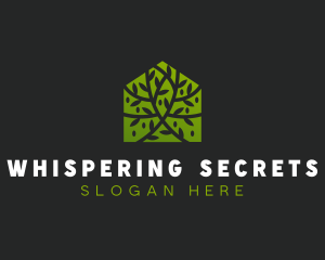 Green Home Vines logo design