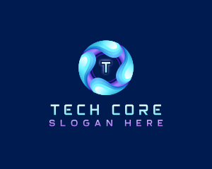 Software Technology Sphere logo design