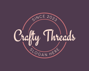 Crafty Boutique Store logo design