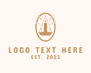 Home Decor - Wax Scented Candle logo design