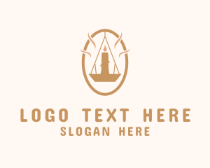 Wax Scented Candle  Logo