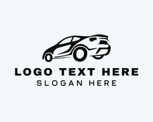 Racing - Automotive Sedan Vehicle logo design