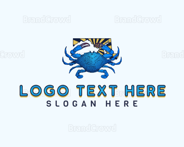 Maryland Seafood Crab Logo