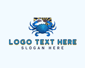 Geography - Maryland Seafood Crab logo design