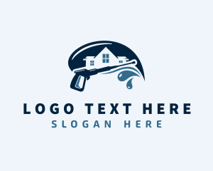 Home - House Cleaning Pressure Washer logo design