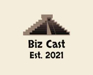 Tour Guide - Mexico Mayan Pyramid logo design