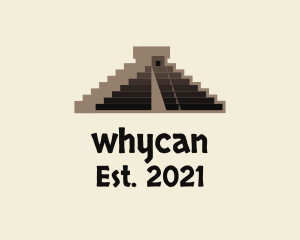 Pyramid - Mexico Mayan Pyramid logo design