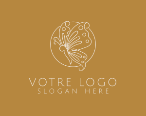 Ornate Elegant Butterfly Logo