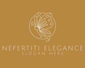 Ornate Elegant Butterfly logo design