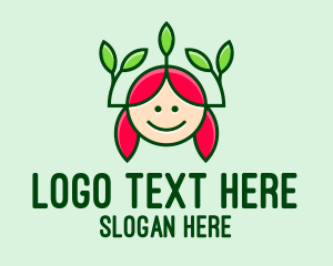 Nursery School - Kid Organic Salon logo design
