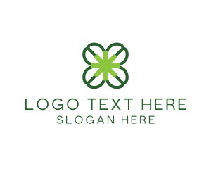 Clover - Four Leaf Clover logo design