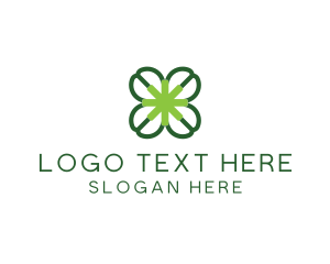 Plant - Four Leaf Clover logo design