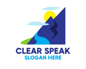 Speak - Cool Mountain Valley logo design