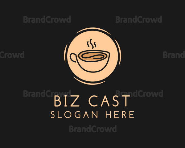 Hot Espresso Coffee Logo