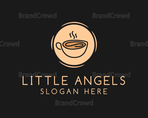 Hot Espresso Coffee Logo