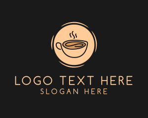 Coffee Cup - Hot Espresso Coffee logo design