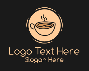 Hot Drink - Hot Espresso Coffee logo design
