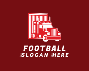 Trucking - Red Truck Logistics logo design