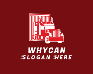 Delivery - Red Truck Logistics logo design