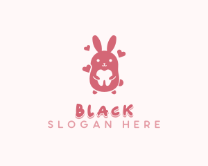 Heart - Dental Tooth Bunny logo design